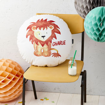 lion cushion nursery