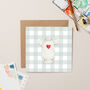 Heart Baby Grow Card, thumbnail 1 of 3