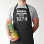 Custom Year Apron: Perfect Personalised Gift For Him, thumbnail 5 of 12