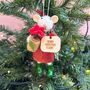 Personalised Felt Mouse Gardening Decoration, thumbnail 1 of 4