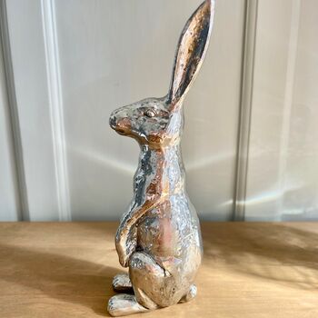 Silver Style Hare Ornament, 5 of 6