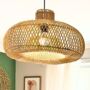 Natural Rattan Ceiling Lampshade, thumbnail 1 of 2