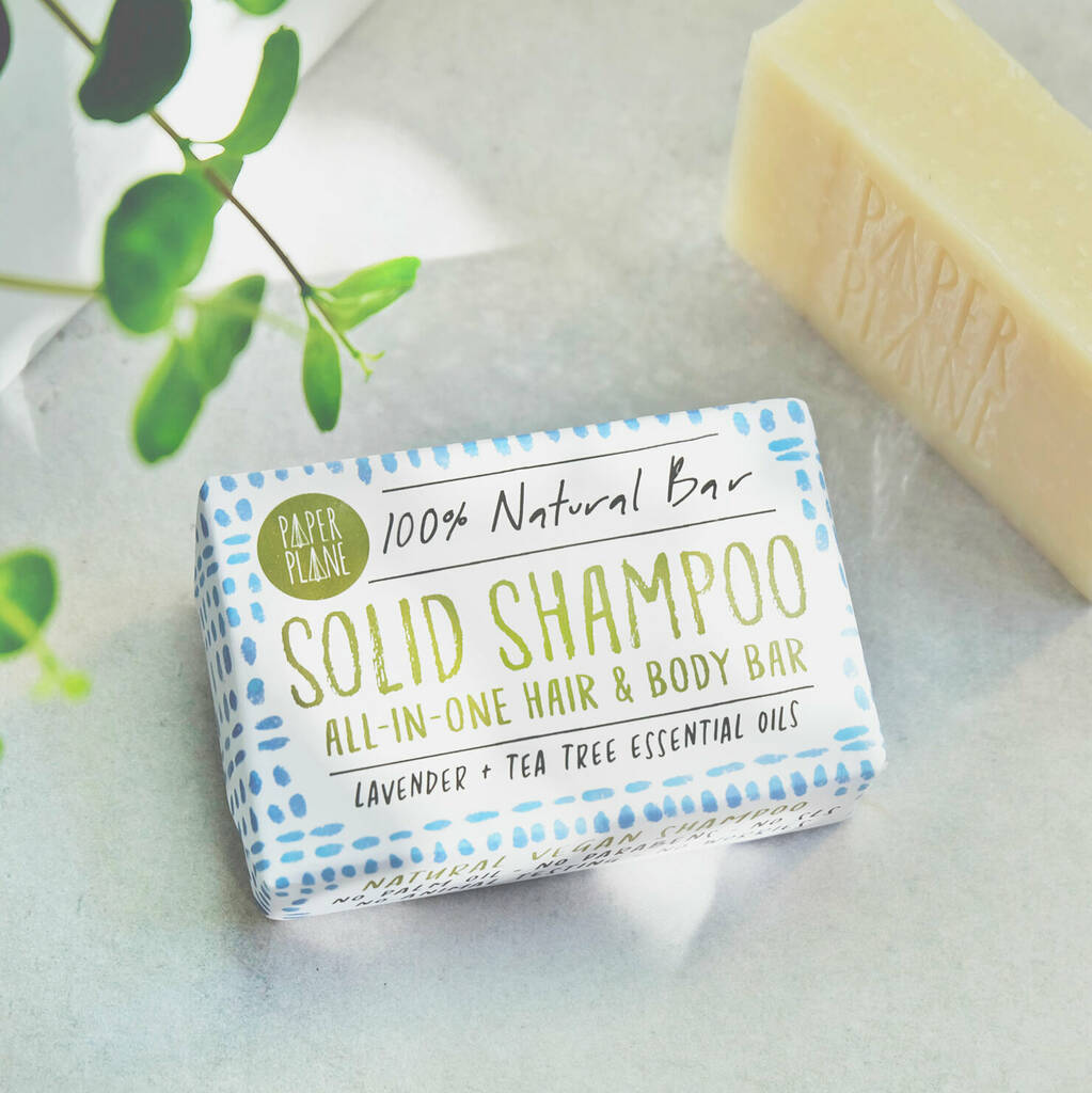 100% Natural Solid Shampoo Lavender And Tea Tree, 1 of 5