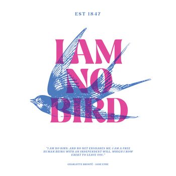 I Am No Bird Bronte Tote Bag, 4 of 4