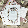 Pressed Flowers Wedding Invitation Suite, thumbnail 2 of 5