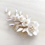 Flower And Pearl Bridal Hair Comb, thumbnail 4 of 4