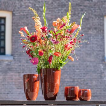 Flowervase Chestnut Glass By Dut Z, 4 of 4