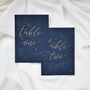 Personalised Celestial Wedding Table Number Name Card, thumbnail 1 of 8