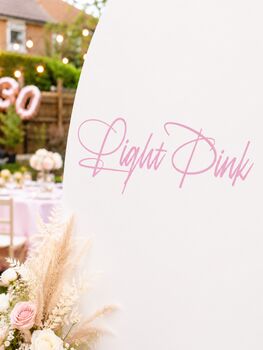 Personalised Birthday Welcome Sign Vinyl Decal, 6 of 13