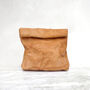 Leather Paper Bag Magnetic Closure, thumbnail 1 of 10