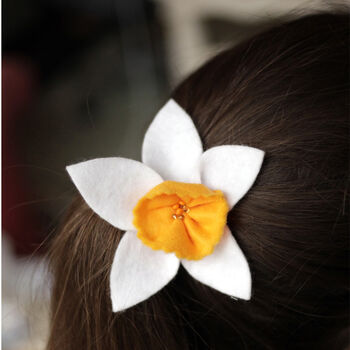 Make Your Own Daffodil Hair Tie Kit, 6 of 6