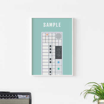 Sample Synthesizer Print | Op1 Synth Poster, 5 of 6