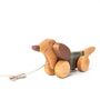 Wooden Pull Along Toy Dachshund, thumbnail 5 of 6