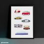 City Transportation Watercolour Poster, thumbnail 3 of 3