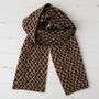 Leopard Lambswool Reversible Scarf, thumbnail 3 of 12