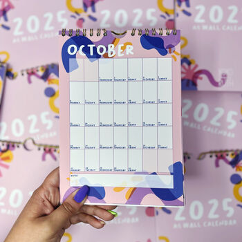 2025 Colourful Wall Calendar, 9 of 9