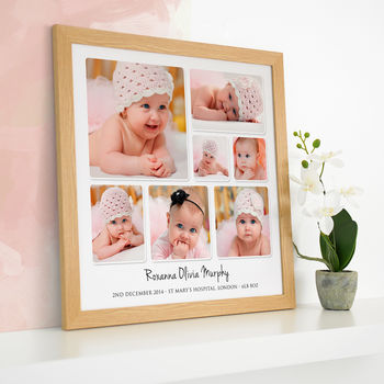 Personalised Baby Photo Collage, 2 of 6