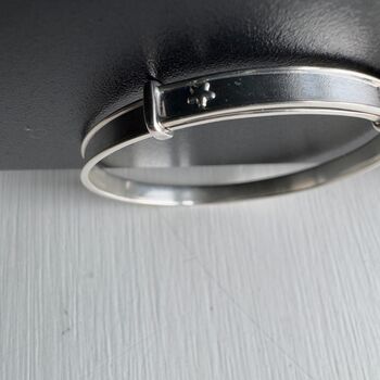 Expanding Bangle For Girls Silver Christening Keepsake, 3 of 5