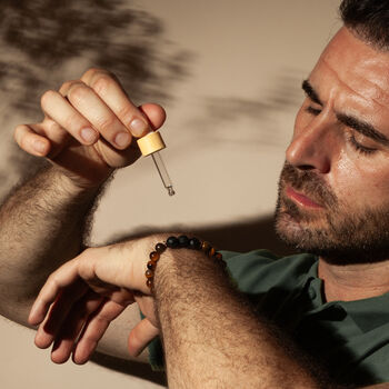 Courage Tiger Eye Lava Bead Aromatherapy Bracelet, 3 of 6