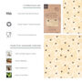 Beeswax Food Wraps Honeycomb Four Pack, thumbnail 4 of 4