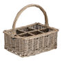 Personalised Wicker Cutlery Caddy Basket, thumbnail 2 of 7