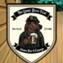 Grizzly Beer Personalised Home Pub Sign Man Cave Sign, thumbnail 4 of 8