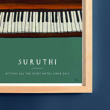 Personalised Piano Fine Art Print, 2 of 3