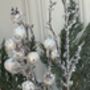 Snowy Frosted Faux Foliage Bunch, thumbnail 2 of 2