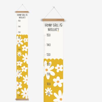 Children's Personalised Daisy Height Chart, 6 of 6