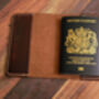 Personalised Leather Passport Cover, thumbnail 2 of 8