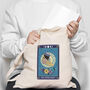 Coffee Addict Tarot Style Tote Bag Gift, thumbnail 5 of 6
