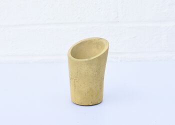 Concrete Mini Vessel Planter, Pen Pot, Desk Tidy, 7 of 7