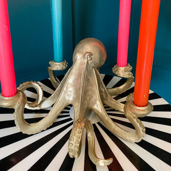 Octopus 'Oliver' Candle Holder, 3 of 4