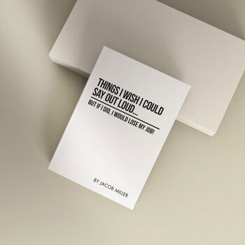 Personalised A5 Things I Wish I Could Say Notepad, 2 of 4