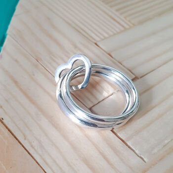 Little Bit Of Love Double Ring, 2 of 4
