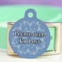 Dog ID Tag Regency Inspired Classic Design Pet Tag, thumbnail 2 of 10