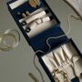 Travel Jewellery Box | Moritz Navy, thumbnail 9 of 9