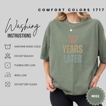 Personalised '30 Years Later' T Shirt, 11 of 12
