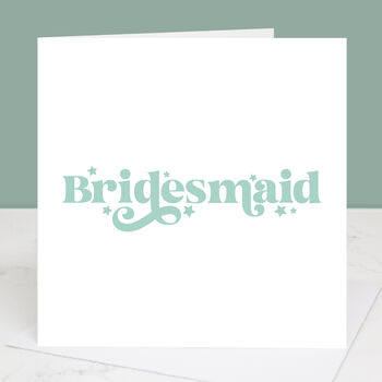 Wedding Card For Bridesmaid, 3 of 6