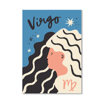 Star Sign, Horoscope, Zodiac Illustrated Print, 3 of 12