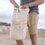 Personalised Organic Beach Duffle Bag, thumbnail 6 of 7