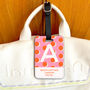 Bright Bold Polka Dot Travel Luggage Tag, thumbnail 1 of 2