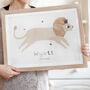 Personalised Lion Print, thumbnail 5 of 5