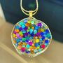 Super Sparkly Disco Necklace Hand Made Medium, thumbnail 2 of 11