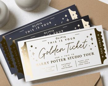 Golden Ticket Birthday Scratch Card, 2 of 9
