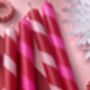 Pink And Red Candy Striped Candles 'Pink Candy Cane', thumbnail 2 of 3