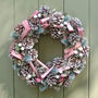 Pink Everlasting Door Wreath, thumbnail 1 of 6