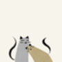 Cat Print For Weddings And Anniversaries, thumbnail 2 of 4