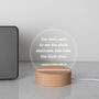 Personalised Motivational Quote Mini Desk Lamp, thumbnail 8 of 9