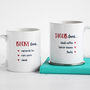 Couple Loves, Set Of Two Personalised Valentine's Mugs, thumbnail 1 of 3